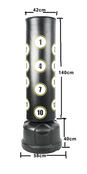 IronMan Kickboxing Power Pro Free Standing Punch Bag - Image 11