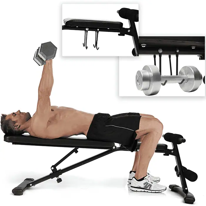 BodyTrain Adjustable Dumbbell Bench