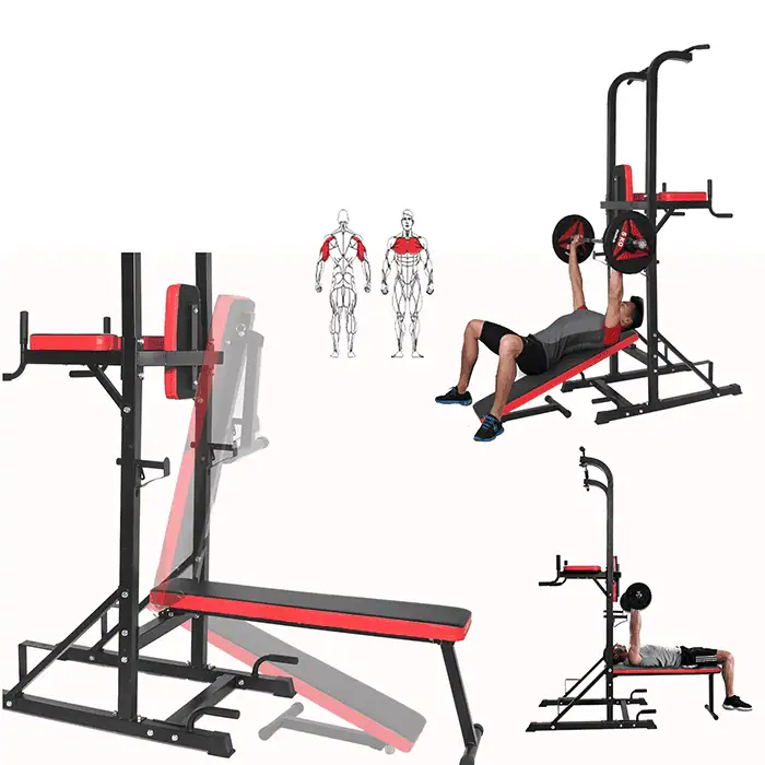 BodyTrain Power Tower and Weight Bench