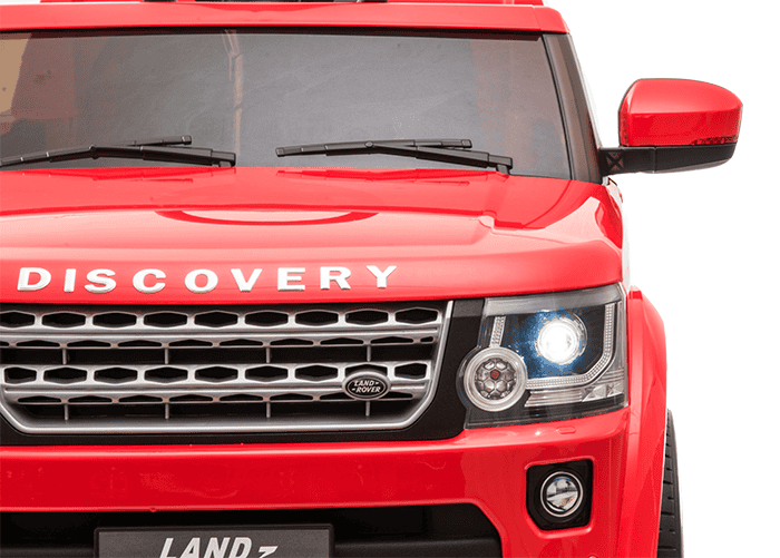 Kids Electric Ride On Land Rover Discovery 12v Single Seat Red - Image 37
