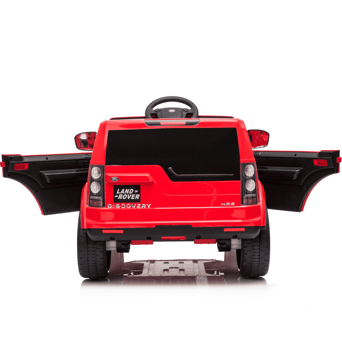 Kids Electric Ride On Land Rover Discovery 12v Single Seat Red - Image 11