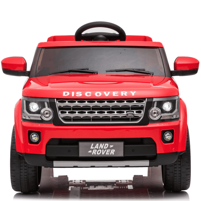 Kids Electric Ride On Land Rover Discovery 12v Single Seat Red - Image 8