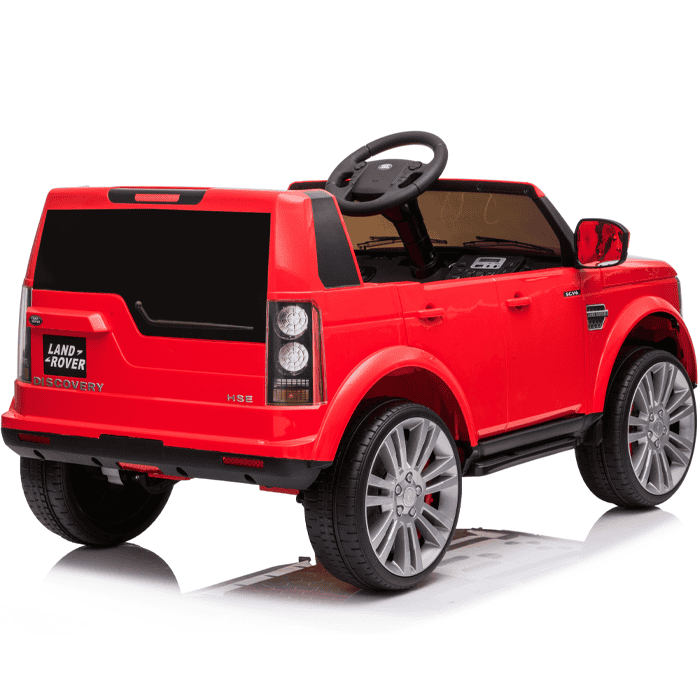 Kids Electric Ride On Land Rover Discovery 12v Single Seat Red - Image 12