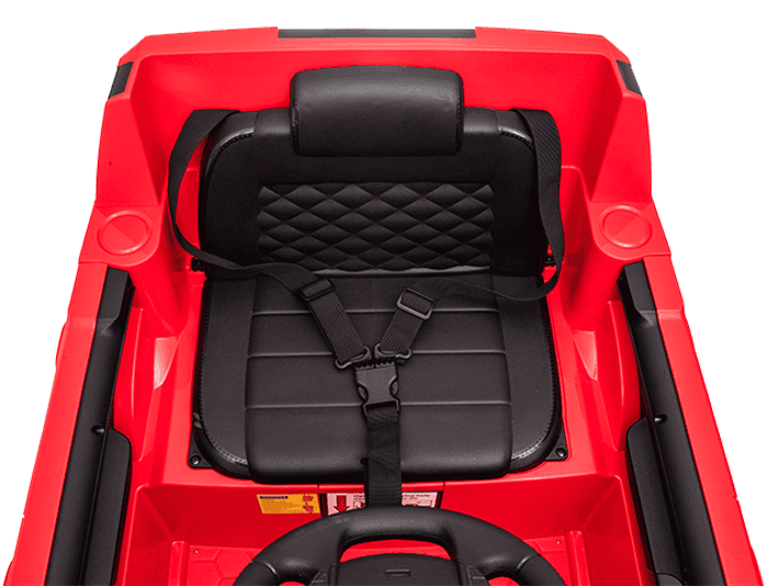Kids Electric Ride On Land Rover Discovery 12v Single Seat Red - Image 15