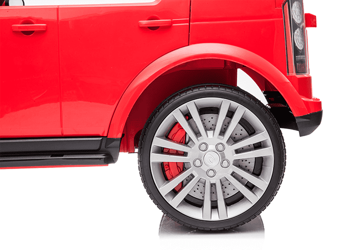 Kids Electric Ride On Land Rover Discovery 12v Single Seat Red - Image 24