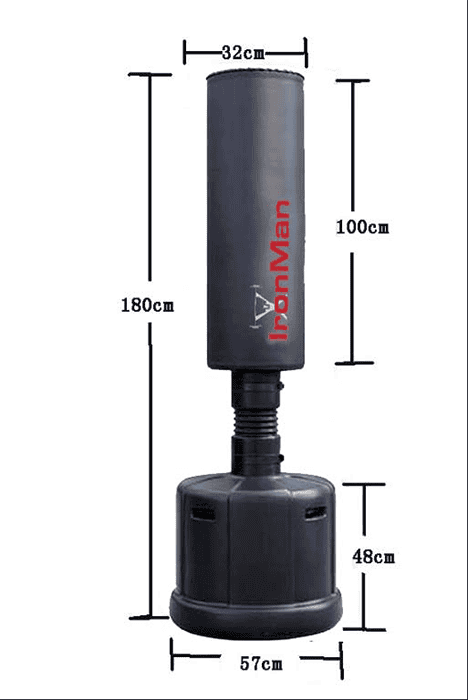 IronMan Kickboxing Free Standing Punch Bag