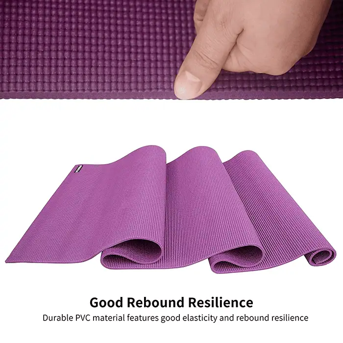 PROIRON Purple Yoga Mat with Free Carry Bag