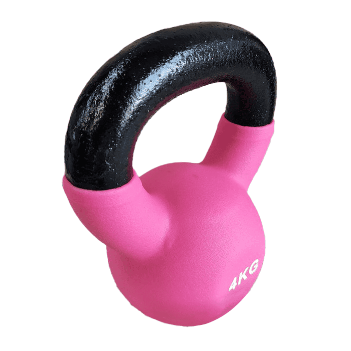 Ironman 4kg Cast Iron Coated Kettlebell