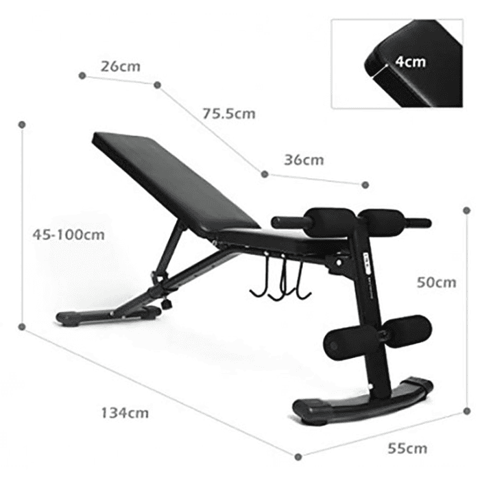 BodyTrain Power Rack & Foldable Adjustable Weight Bench Package