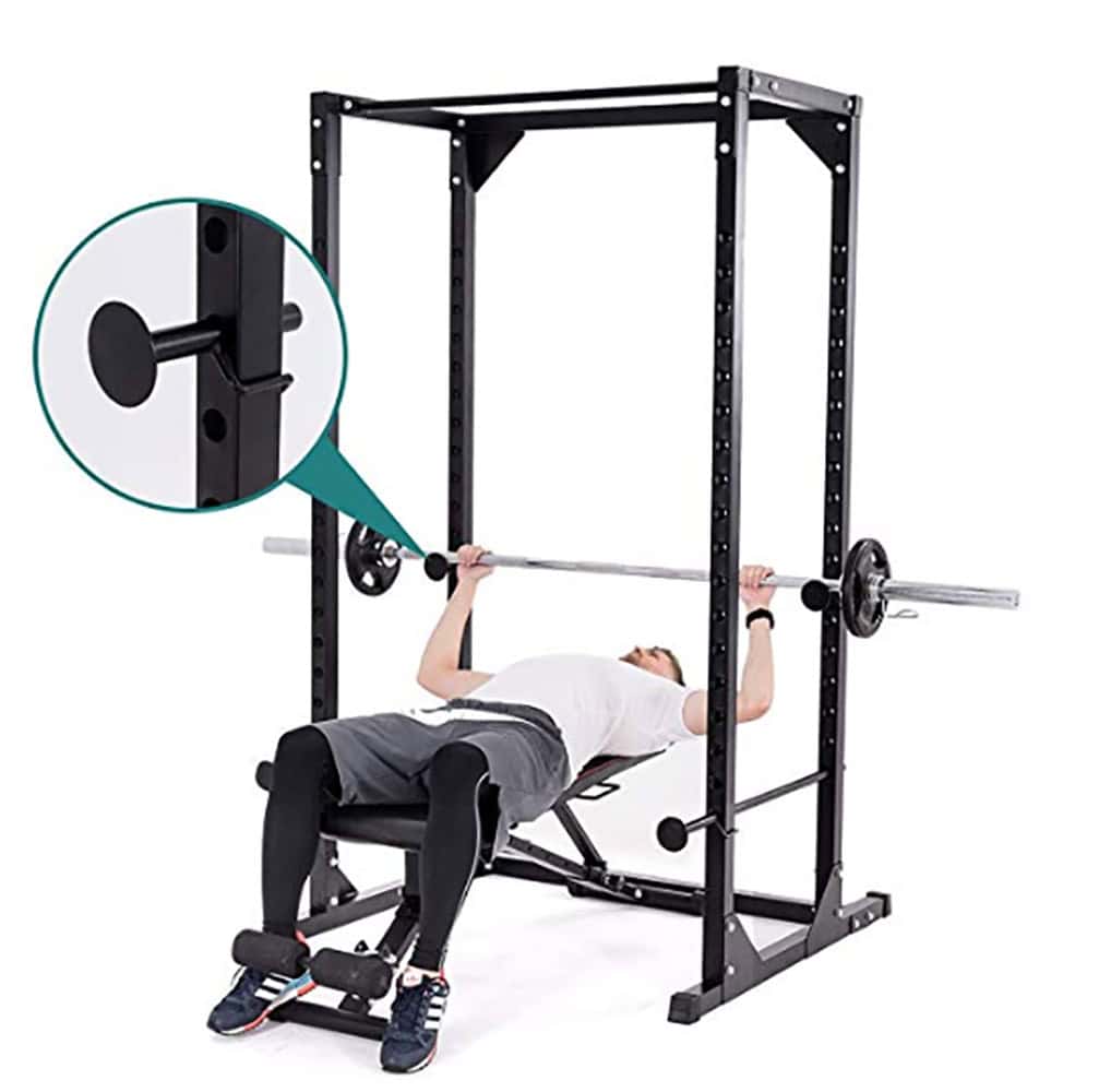 BodyTrain Power Rack & Foldable Adjustable Weight Bench Package