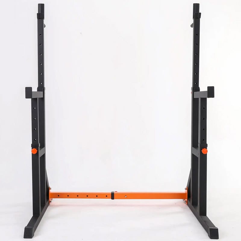 BodyTrain Adjustable Squat & Bench Press Rack with Foldable Adjustable Weight Bench Package