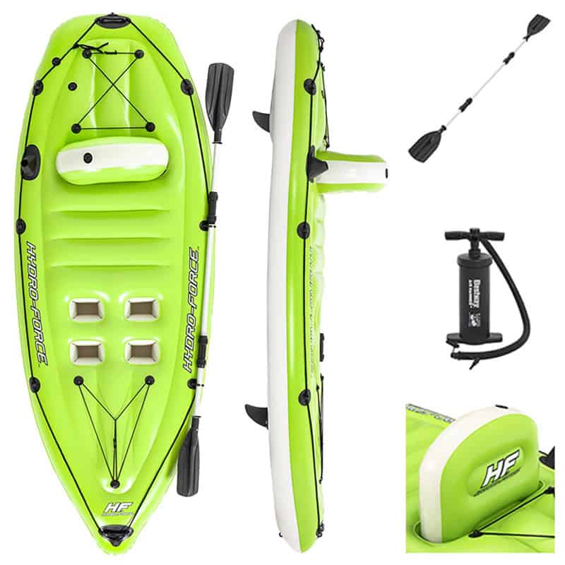 Bestway Hydro‑Force™ Koracle™ X1 - 1 Person Sit‑On Inflatable Fishing Kayak Set