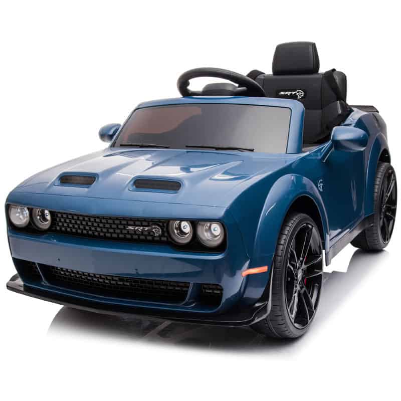 Kids Electric Ride On 12V Dodge Challenger Blue
