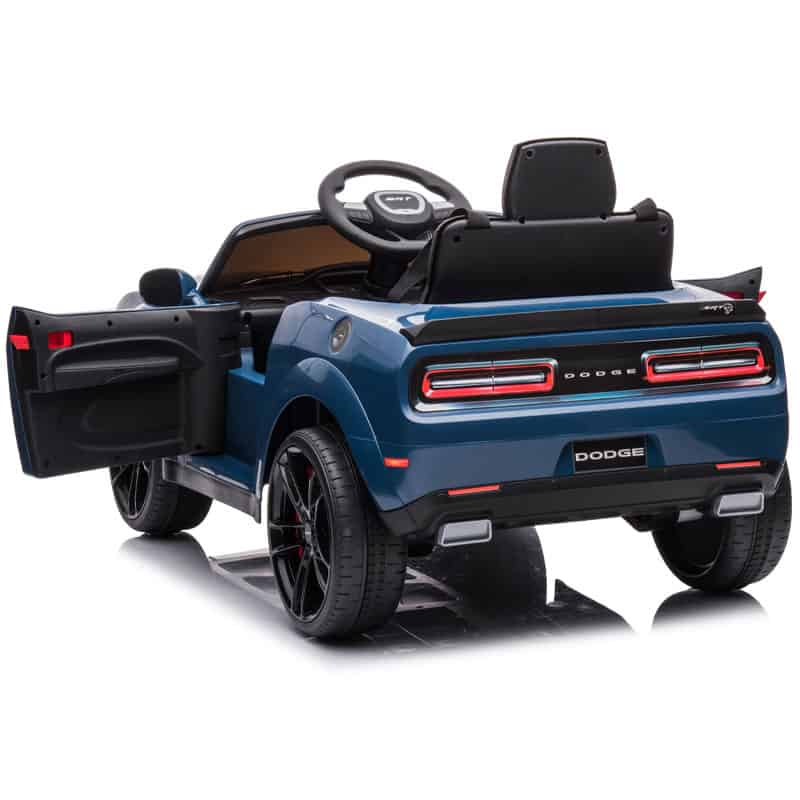 Kids Electric Ride On 12V Dodge Challenger Blue