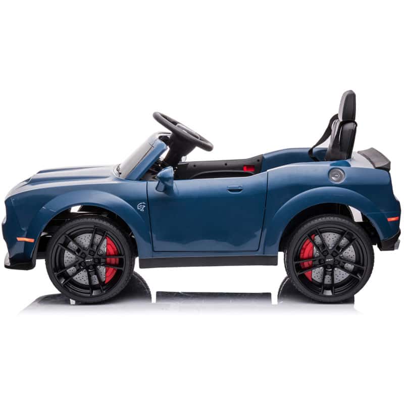 Kids Electric Ride On 12V Dodge Challenger Blue