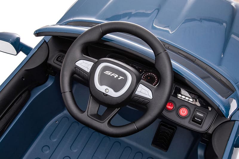 Kids Electric Ride On 12V Dodge Challenger Blue