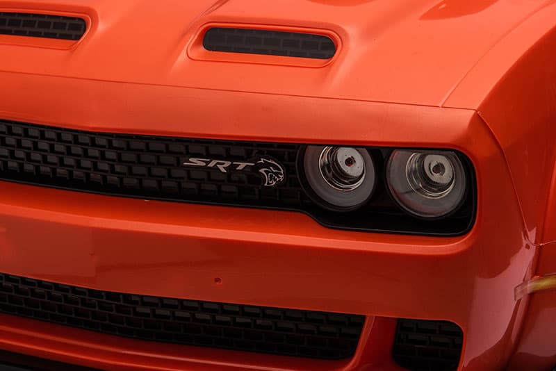 Kids Electric Ride On 12V Dodge Challenger Orange
