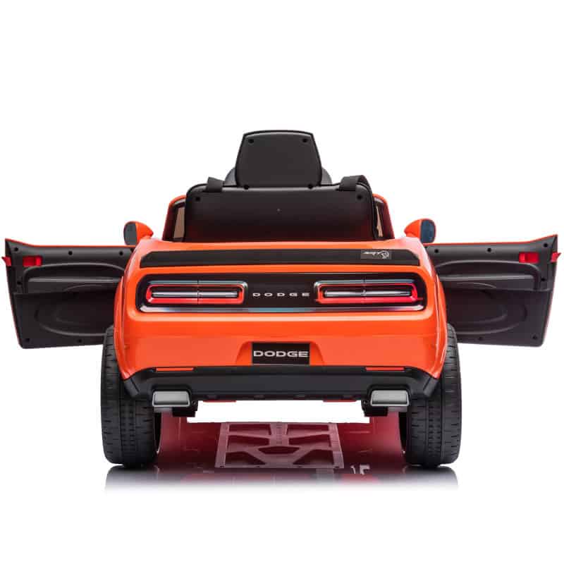 Kids Electric Ride On 12V Dodge Challenger Orange