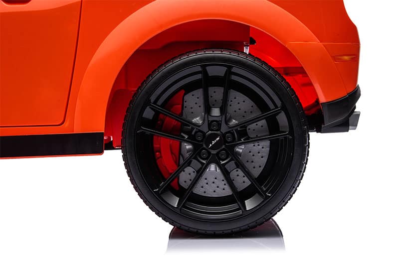 Kids Electric Ride On 12V Dodge Challenger Orange