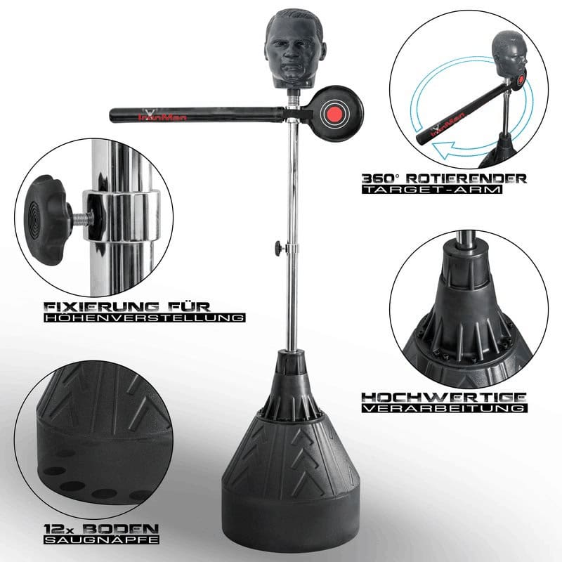 Ironman Boxing Deluxe Smart Reflex Trainer