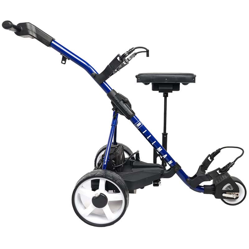 Hillman Lithium Caddie Blue Electric Golf Trolley