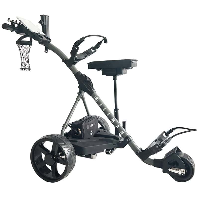 Hillman Lithium Caddie Gunmetal Grey Electric Golf Trolley