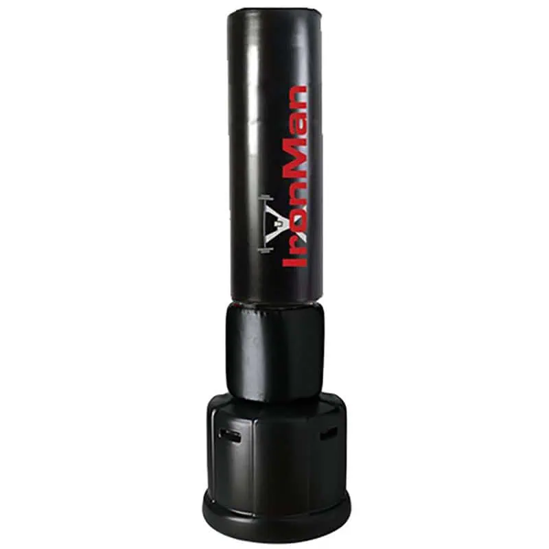IronMan Kickboxing Free Standing Punch Bag with Lower Pad