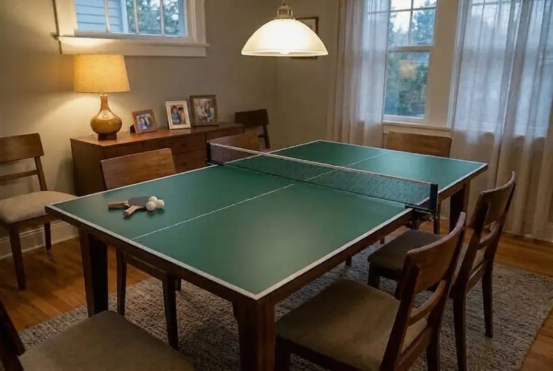 Air League Table Tennis Table Conversion Top – Green