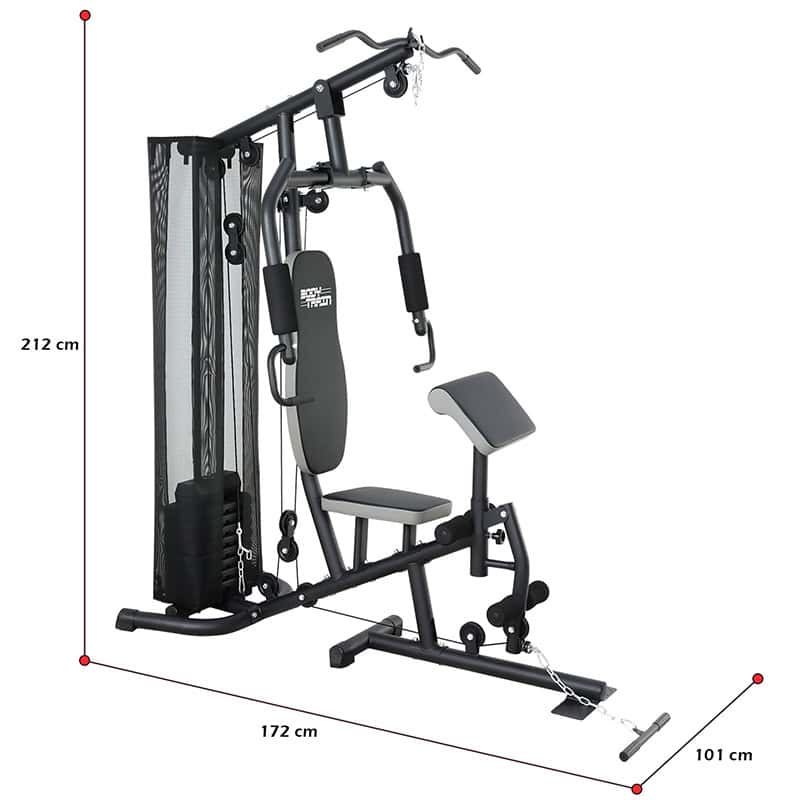 BodyTrain ES-422 Single Station Home Multi Gym 45kg Weight Stack