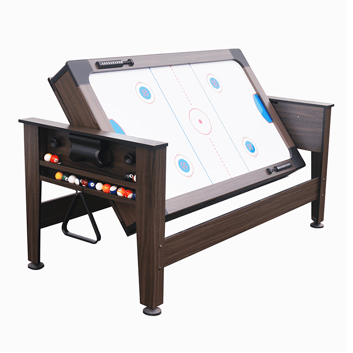 Air King 6ft Pool & Air Hockey Combination Table with Mahogany Body - Image 7