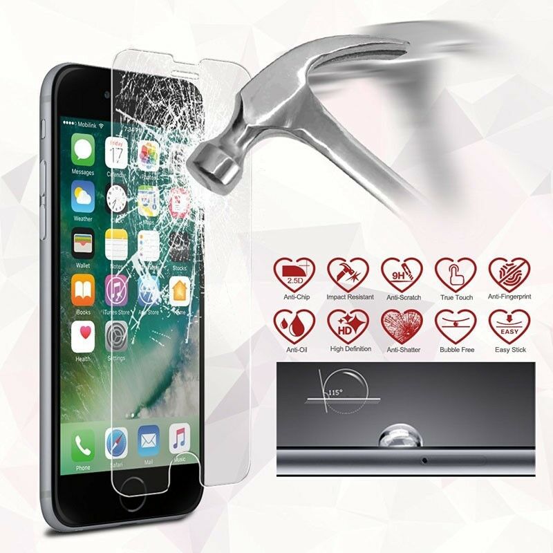 Mobile Phone Screen Tempered Glass Protector 9H 2.5D IPHONE 7 PLUS UK Seller - Image 2