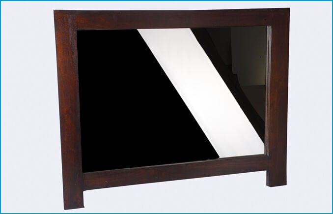 Saraf Solid Indian Hardwood Romeo Mirror