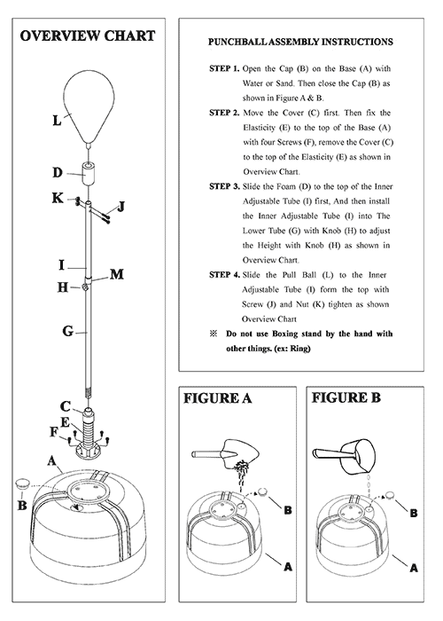 IronMan Free Standing Punch Speedball