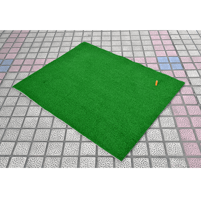 Hillman Golf Artificial Turf Large Practice Mat with Rubber Tee