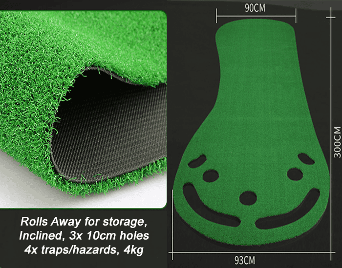Hillman Golf Artificial Turf Roll Out Putting Green