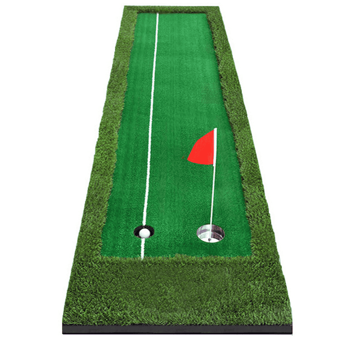 Hilllman PGM Golf Artificial Turf Two Hole Putting Green