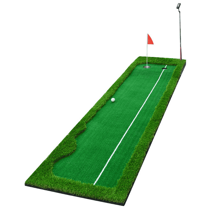 Hilllman PGM Golf Artificial Turf Two Hole Putting Green