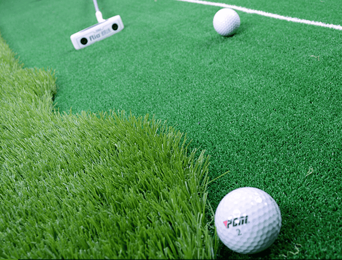 Hilllman PGM Golf Artificial Turf Two Hole Putting Green
