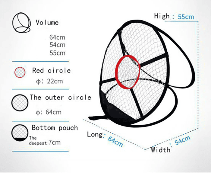 Hillman PGM Portable Pop up Golf Training Net - Image 7