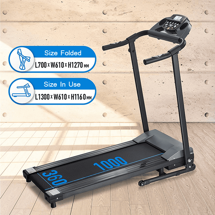 BodyTrain 3000SP Motorised Folding Treadmill
