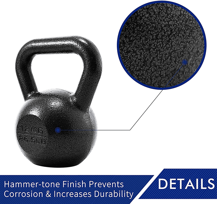 Ironman Pro 4kg Cast Iron Kettlebell