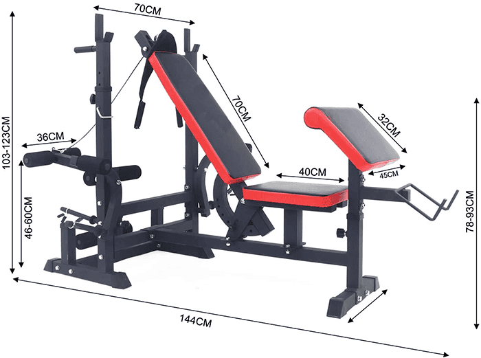 BodyTrain Deluxe Weight Bench - Image 9