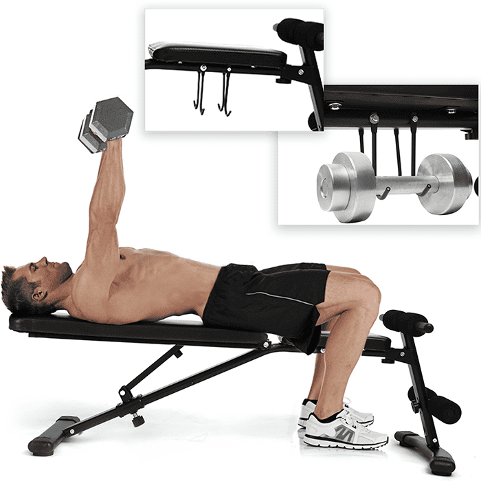 BodyTrain Adjustable Dumbbell Bench