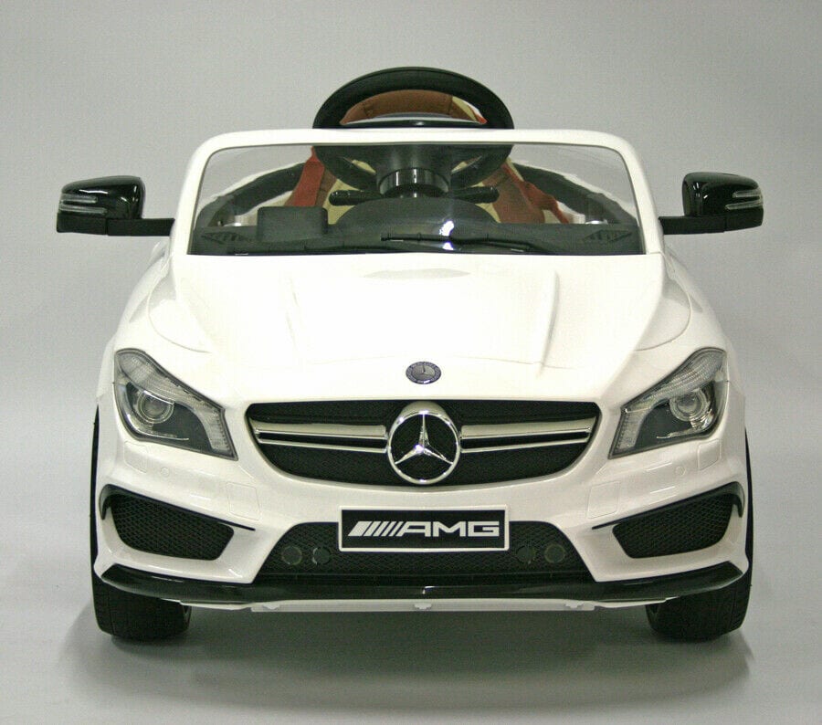 Kids Electric Car Mercedes CLA45 AMG 12v - White Gloss LICENCED PRODUCT - Image 2