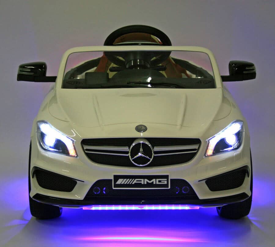 Kids Electric Car Mercedes CLA45 AMG 12v - White Gloss LICENCED PRODUCT - Image 5