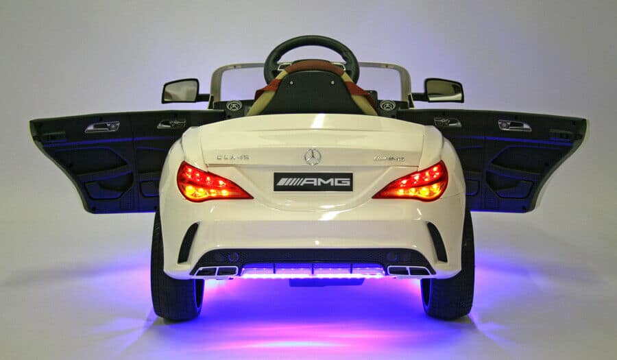 Kids Electric Car Mercedes CLA45 AMG 12v - White Gloss LICENCED PRODUCT - Image 6