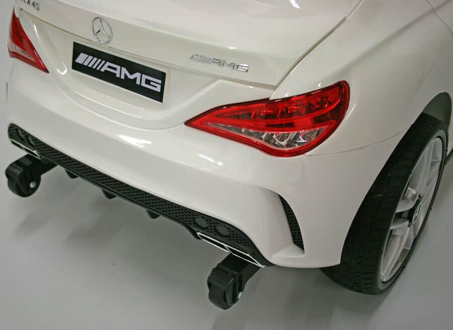 Kids Electric Car Mercedes CLA45 AMG 12v - White Gloss LICENCED PRODUCT - Image 9