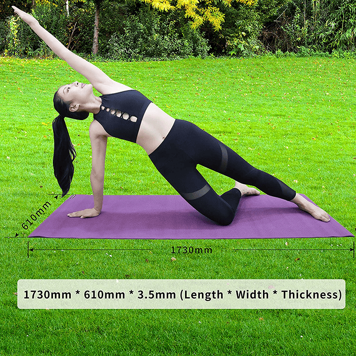 PROIRON Purple Yoga Mat with Free Carry Bag