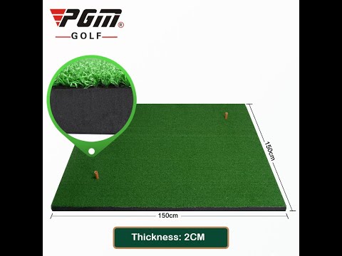 Hillman PGM Semi-Automatic Golf Ball Dispenser and Artificial Turf Large Practice Mat with Rubber Tee Package - Image 12