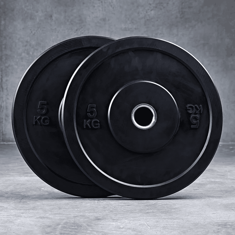 Ironman 100kg Olympic Bumper Weight Set with 72" Olympic Weight Bar